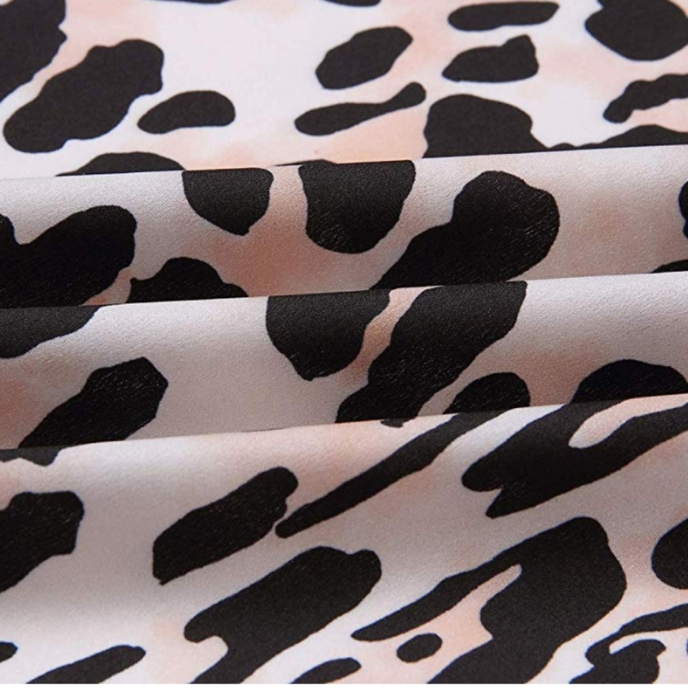 1 left!Asymmetrical Leopard hi low Tailored Top - Picture 6 of 8
